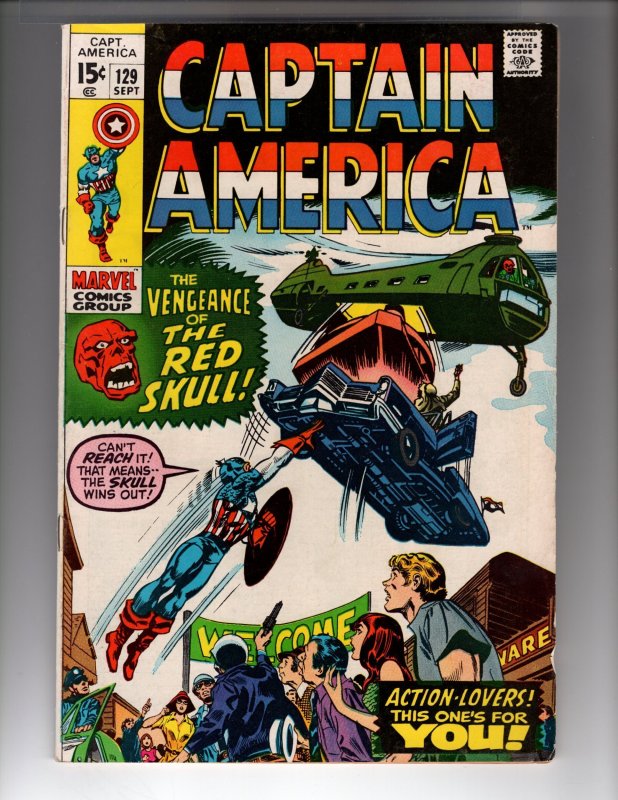 Captain America #129 (1970)The Red Skull! / NSC•NCA6