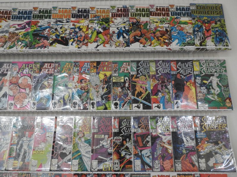 Huge Lot 160+ Comics W/ Hulk, Wolverine, Silver Surfer+ Avg VF Condition!!