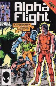 Marvel ALPHA FLIGHT (1983 Series) #28 FN+