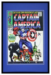 Captain America #100 Marvel Framed 12x18 Official Repro Cover Display