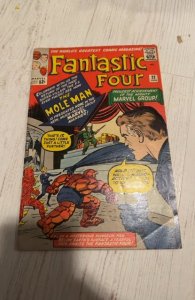 Fantastic Four #22 (1964)the mole man attacks
