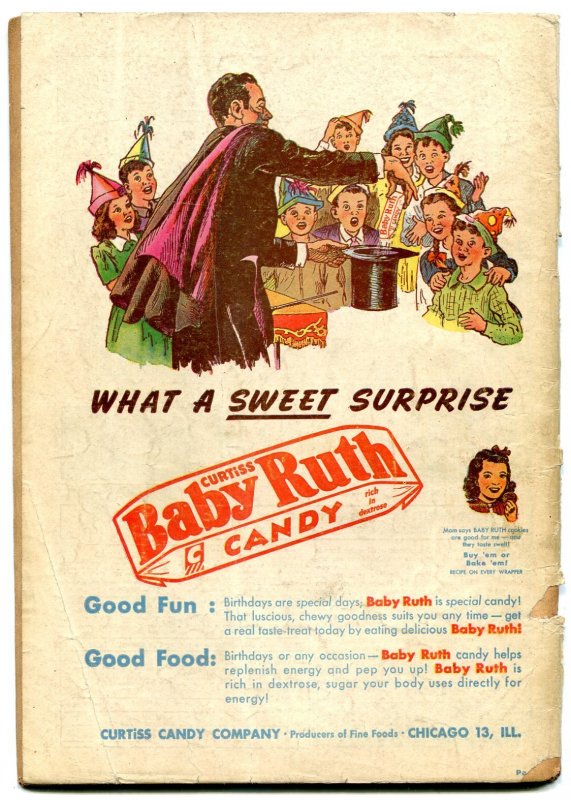 JOE PALOOKA #18 1948-LITTLE MAX-POWELL ART-BLACK CAT G/VG