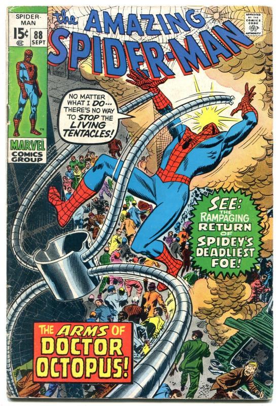 Amazing Spider-Man #88 comic book 1970-MARVEL COMICS Doctor Octopus VG