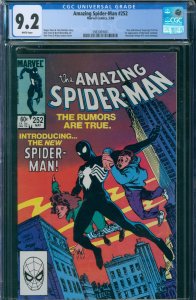 Amazing Spider-Man #252 CGC 9.2 - 1st appearance of the black costume