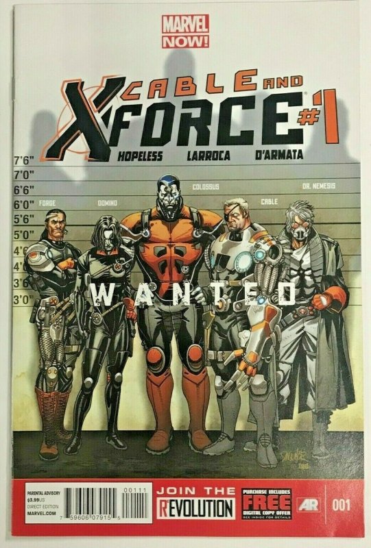 CABLE & X-FORCE#1 VF/NM 2013 MARVEL COMICS