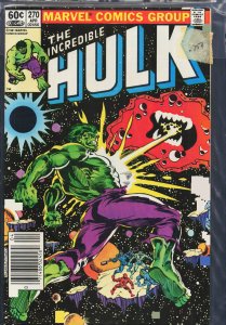 The Incredible Hulk #270 (1982) Hulk