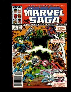 Lot Of 12 Comics The Marvel Saga # 3 9 10 13 14 15 16 17 18 19 20 21 WS4