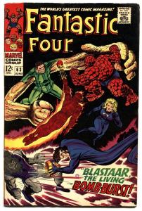 FANTASTIC FOUR #63 1967-JACK KIRBY-SANDMAN SILVER SURFE vg