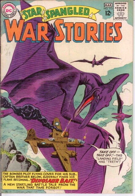 STAR SPANGLED WAR 113 F-VF  March 1964 COMICS BOOK