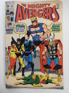 The Avengers #68 (1969) Sharp VG/Fine Condition! vs The Ultimate Ultron!