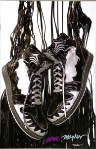 Venom #1 Mike Mayhew Sneakerhead Trade/Virgin Dual Signed Set W/COA’s NM.