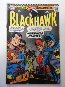 Blackhawk #228 (1967) VG Condition centerfold detached top staple