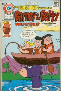 Barney & Betty Rubble #14 Charlton Comics Flintstones 1975 FN