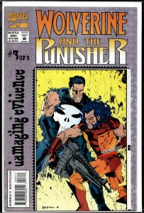 Wolverine and the Punisher: Damaging Evidence #3 Direct Edition (1993) Punisher