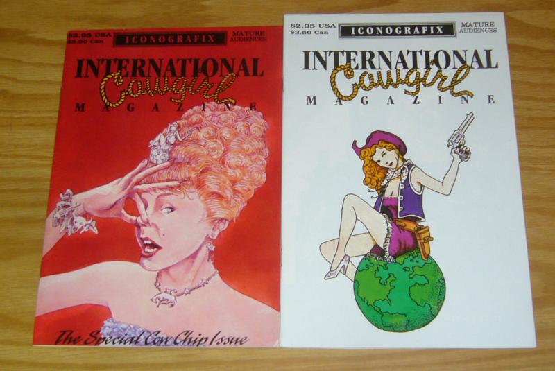 International Cowgirl Magazine #1-2 VF/NM complete series - mark ricketts set