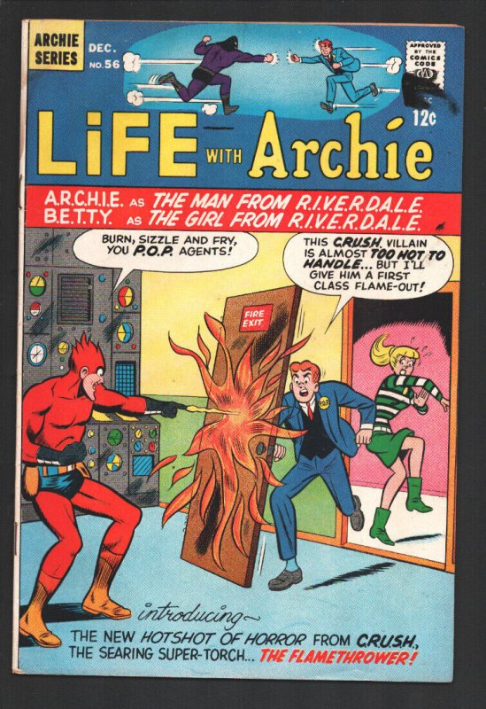 Life With Archie #37 1965-Archie as Man From R.I.V.E.R.D.A.L.E-Girl From R.I....