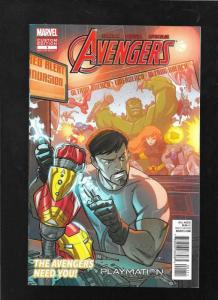 AVENGERS #1 Custom Edition, VF+, Variant, Hulk, Iron Man, Playmation