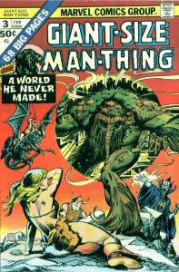Giant-Size Man-Thing #3 (with Marvel Value Stamp) VG ; Marvel | low grade comic 