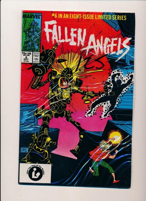 Marvel Comics LOT of 7! FALLEN ANGELS #1-#6, #8 VERY FINE+ (HX857) 