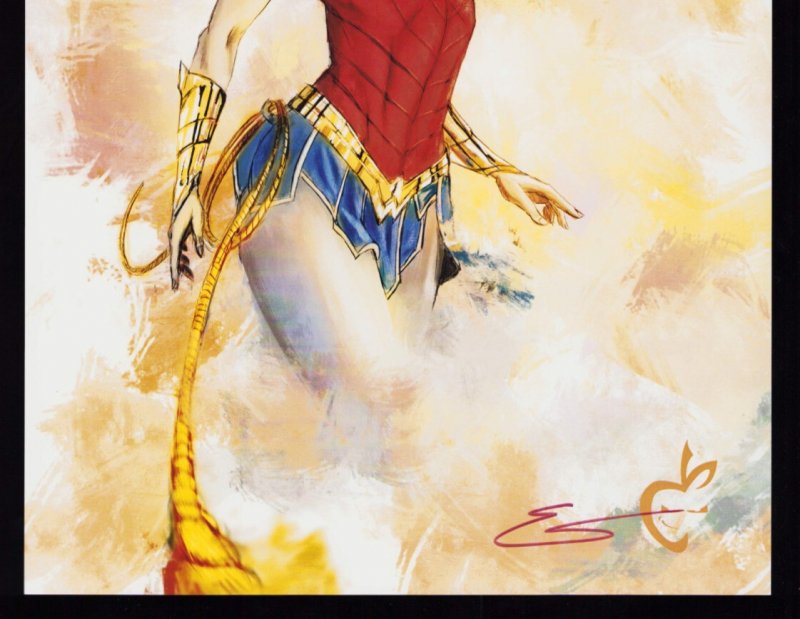 Wonder Woman 11 x 17 Art Print By Esteban Salinas signed