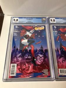 Harley Quinn 16 Cgc 9.8 Variant Set 1A 1C 1D Connecting Covers