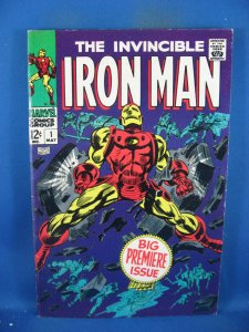 IRON MAN 1 VF- FIRST ISSUE KEY 1968 MARVEL