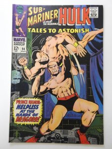 Tales to Astonish #94 (1967) W/ Subby and The Incredible Hulk! Sharp VG+ Cond!