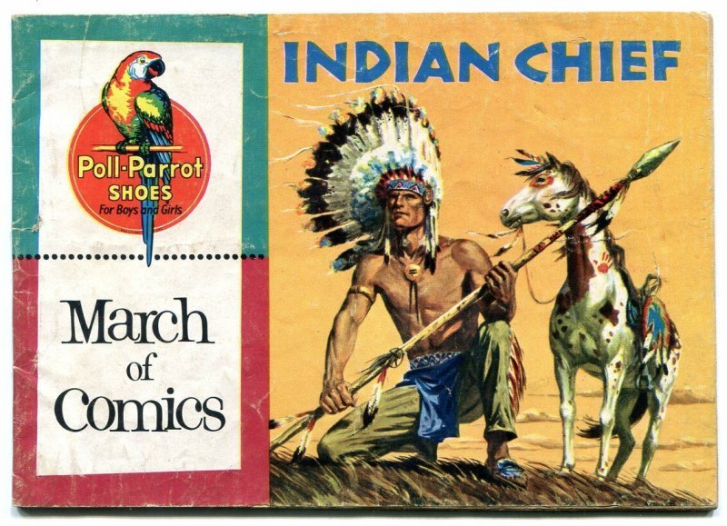 March of Comics #140 1956-Indian Chief- Poll Parrot promo comic