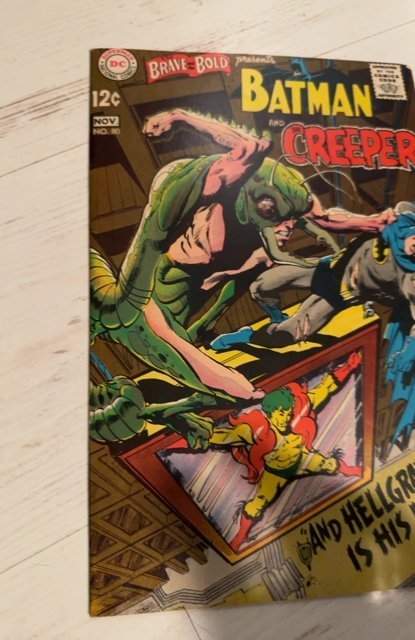 The Brave and the Bold #80 (1968)Neal Adams Batman vs Creeper