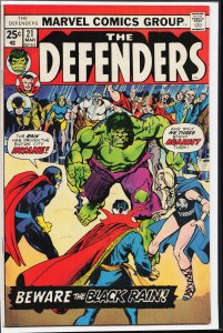 The Defenders #21 (1975) The Defenders