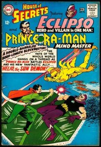 HOUSE OF SECRETS #76-ECLIPSO/PRINCE RA-MAN-1966 FN