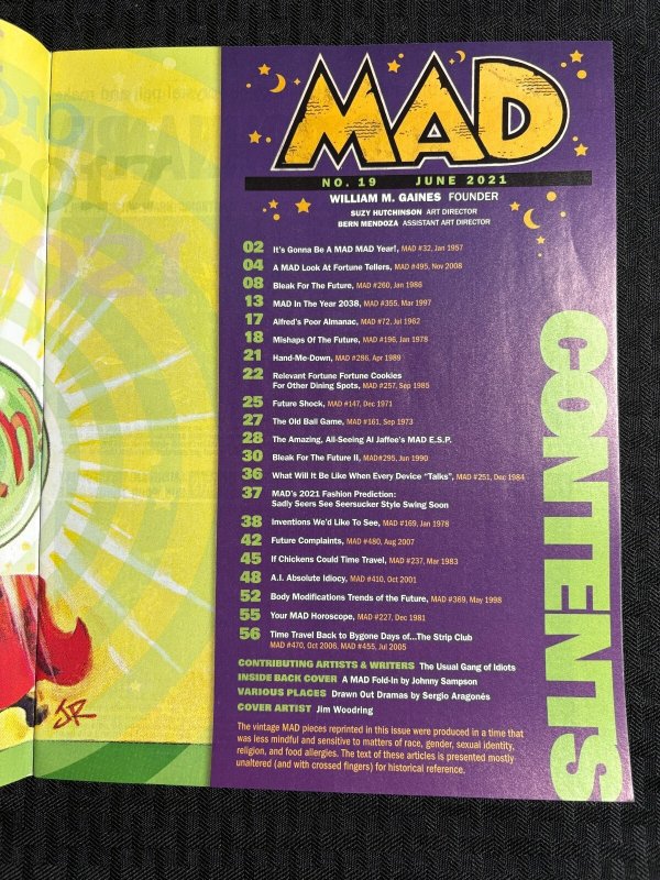 2021 MAD Magazine #19 FN+ 6.5 Alfred E Newman / Predicts the Future
