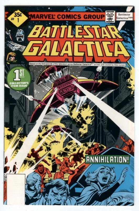 Battlestar Galactica #1 NM/M 1979 35¢  Marvel Comics WHITMAN VARIANT High Grade 