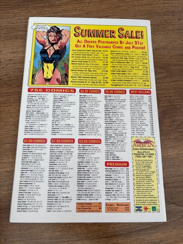 Amazing Spider-Man # 365 NM- Marvel Comic Book 1st 2099 Appearance Key 16 J273