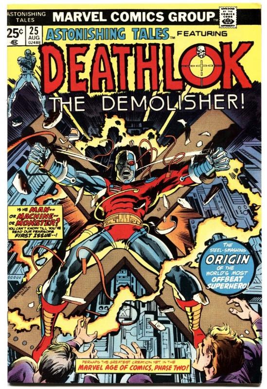 ASTONISHING TALES #25 1975-1st DEATHLOK HOT BOOK-KEY-NM-