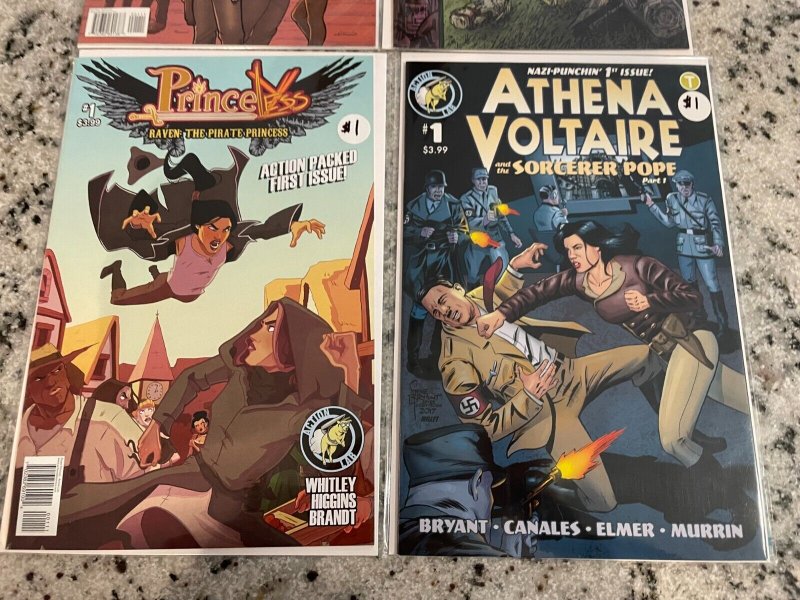 4 Action Lab Comics Princeless 1 Athena 1 Blue Hour 1 House Montresor 4 24 J801 