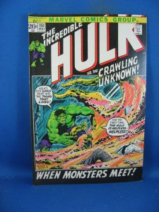 INCREDIBLE HULK 151 VF 1972