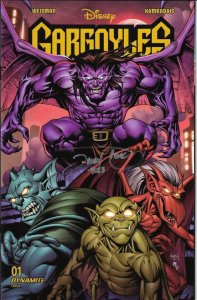 Gargoyles #1 2022 Clark Signed Altered Reality Cover Dynamite EB205