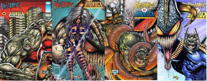 VIOLATOR VS BADROCK (1995 IM) 1-4  ALAN MOORE