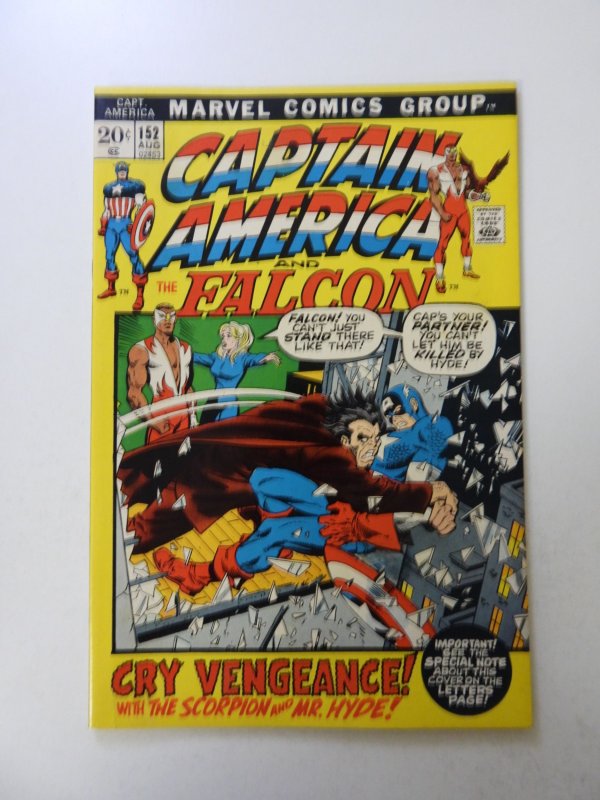 Captain America #152 (1972) VF condition