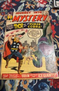 Journey into Mystery #98 (1963)vs the Human cobra/ First app lower grade