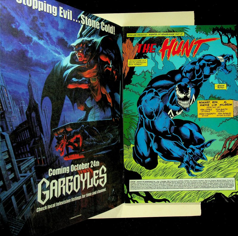 Venom #3 Nights of Vengeance (Oct 1994; Marvel) - Near Mint