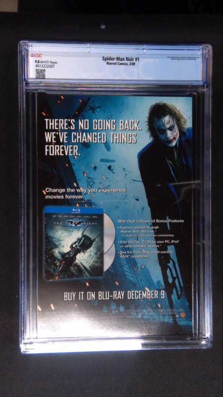 Spider-Man Noir #1, ? CGC 9.8, 1st Spider-Man Noir, Marvel, 2009