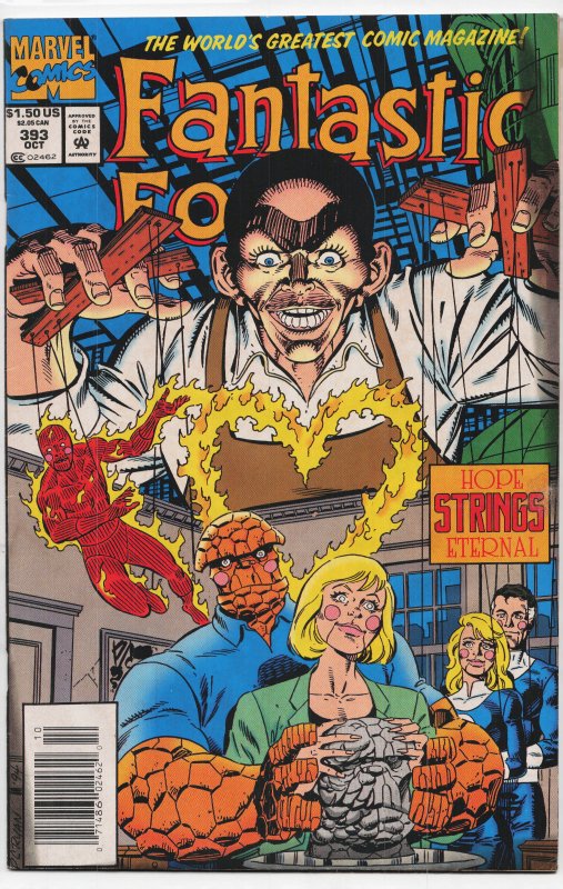 Fantastic Four #393 Direct Edition (1994) Fantastic Four