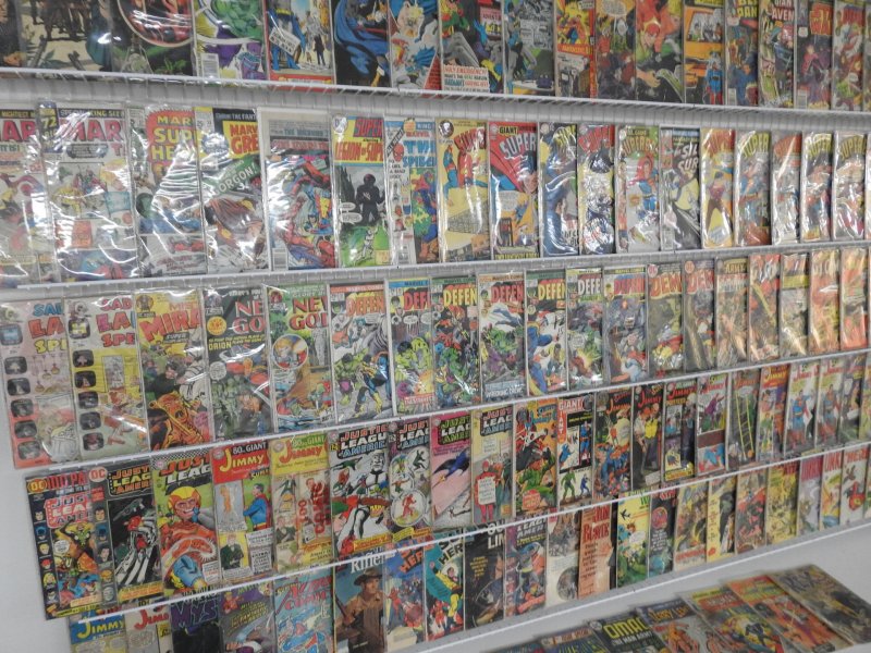 Huge Lot 120+ Silver/Bronze Comics W/Superman, Batman, JLA+ See Description!