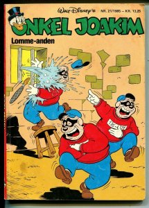 Onkel Joakim #21 1985-Disney-Danish-Uncle Scrooge-Carl Barks-Mickey Mouse-VG