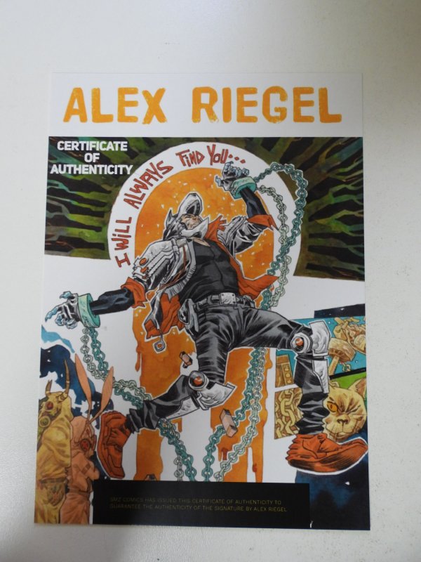 Ninja Funk #3 Foil Variant Signed W/COA NM Condition