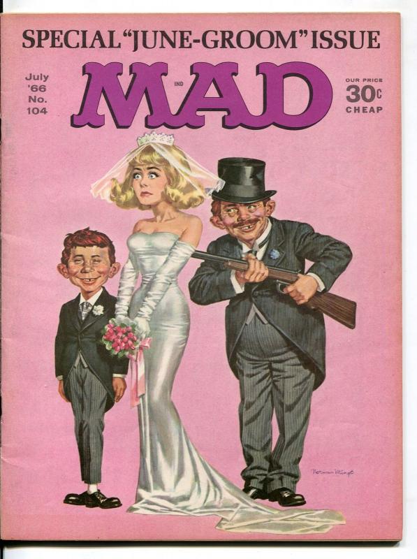 MAD Magazine #104-1966-Mingo-Drucker-Martin-Woodbridge-FN