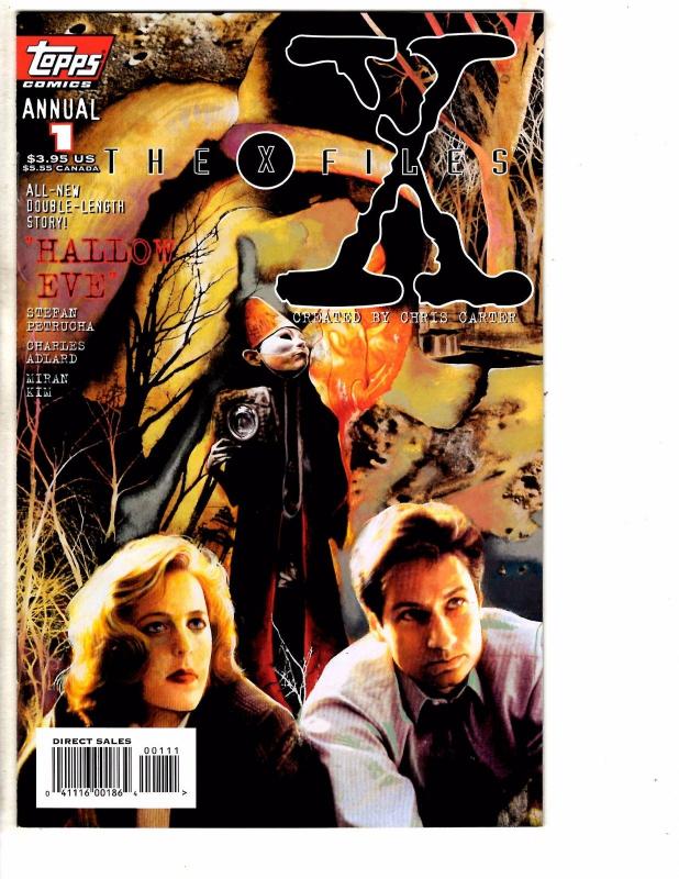 7 X-Files Topps Comic Books # 19 20 21 22 23 25 + Annual # 1 TV Show J206