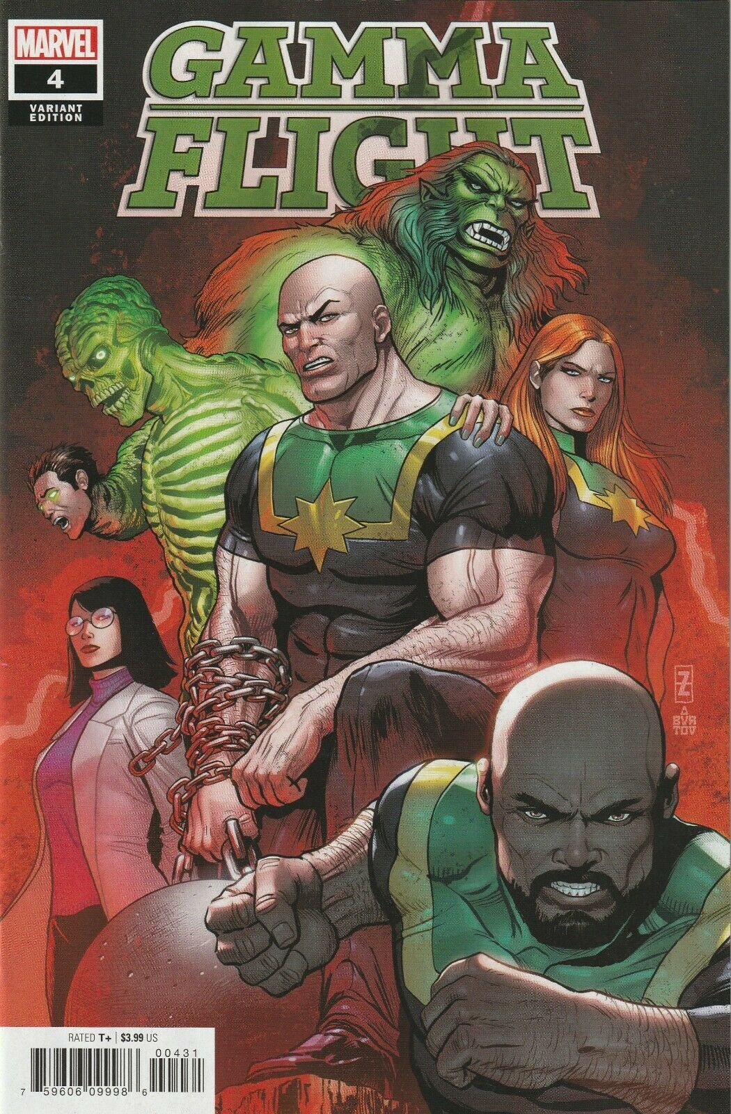 Gamma Flight # 4 Zircher Variant Cover NM Marvel [B9] | Comic Books -  Modern Age, Marvel / HipComic